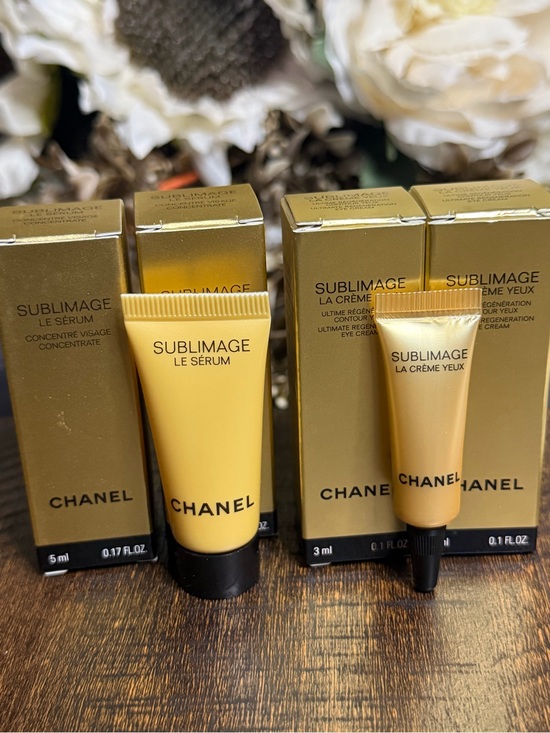 CHANEL Other - CHANEL Sublimage Le Serum & La Crème Yeux Eye Cream Set Bundle 4